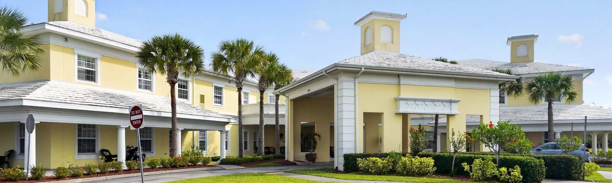 Outside view with buildings at The Barclay at Vero Beach in Vero Beach, Florida