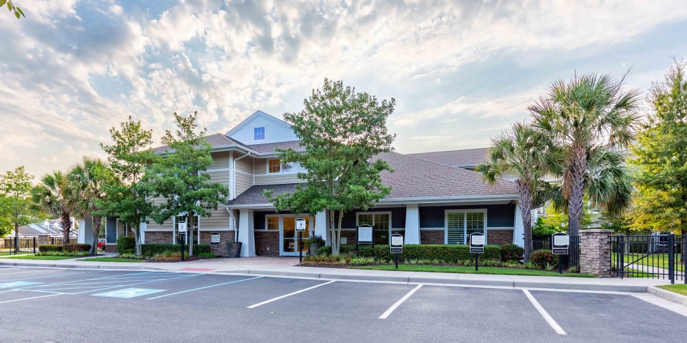 Exterior of building at Spring Water Apartments in Virginia Beach, Virginia