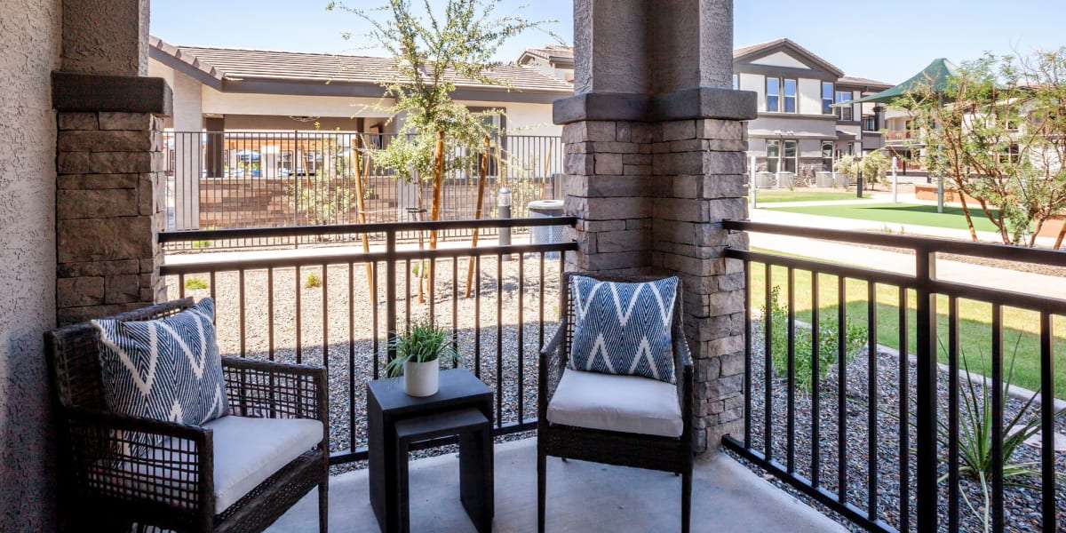 Balcony view at Senita on Cave Creek in Phoenix, Arizona