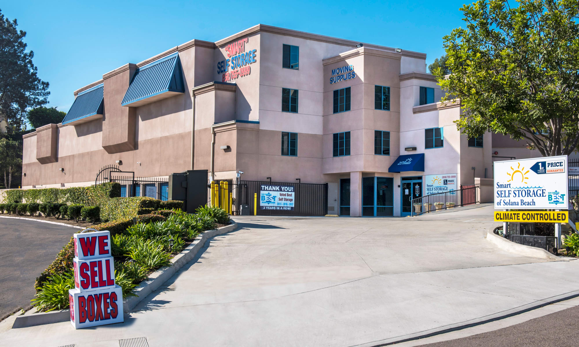 San Diego Self Storage is home of the 1st Year Price Guarantee.