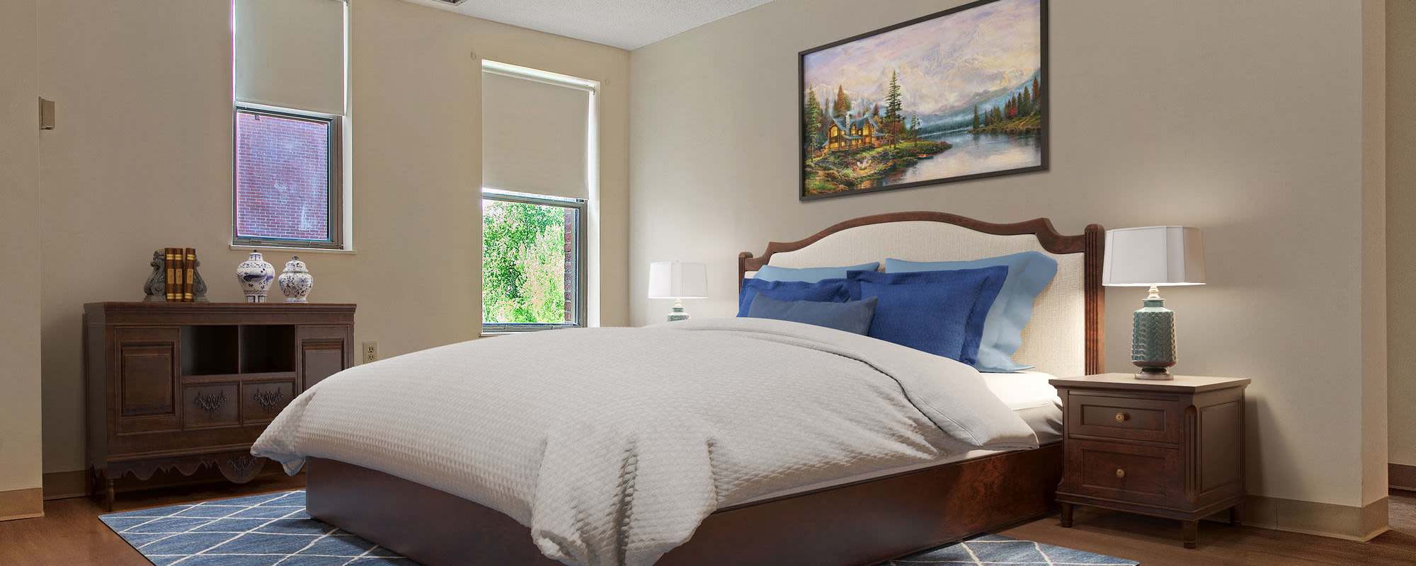 Apartments at Mazur Park Apartments in Lowell, Massachusetts