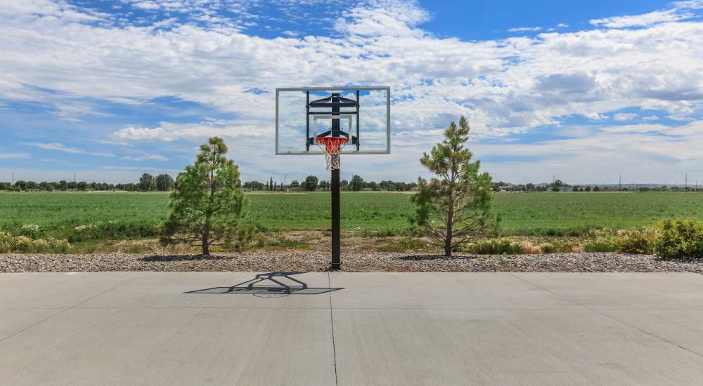 Basket ball court at InterPointe Apartments in Billings, Montana