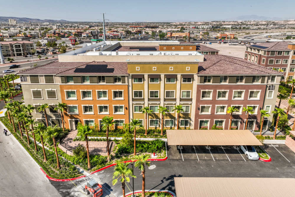 Aerial view of community at Tempo in Las Vegas Nevada