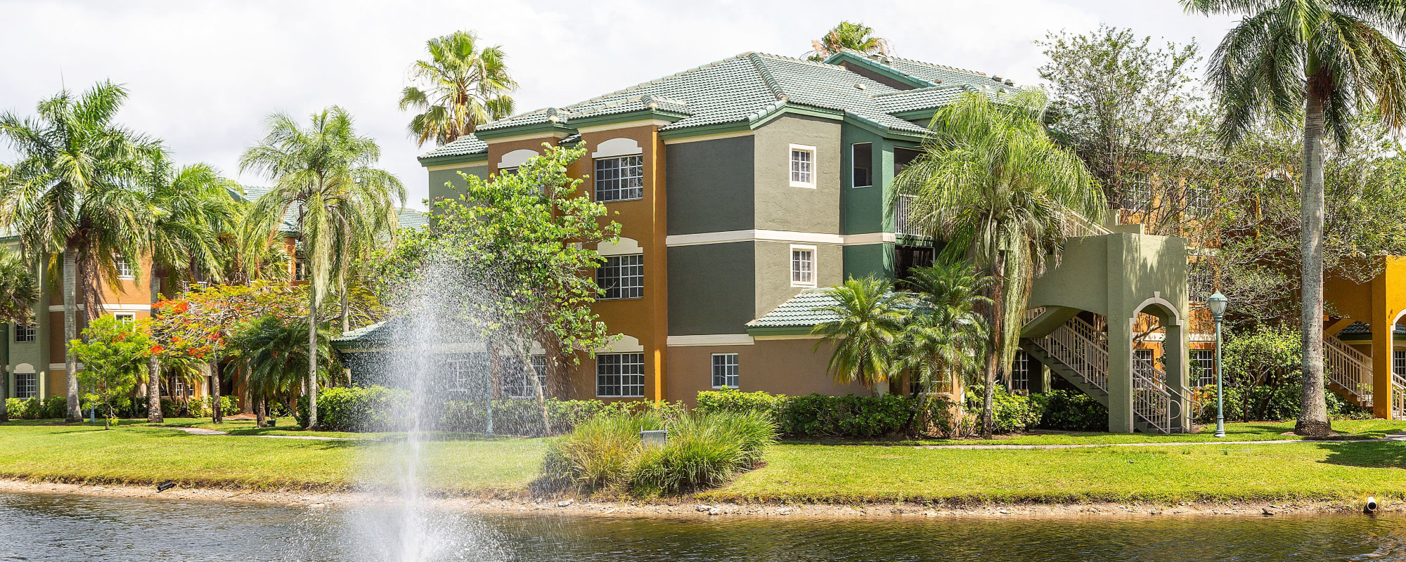 Pet-friendly apartments at Weston Place Apartments in Weston, Florida