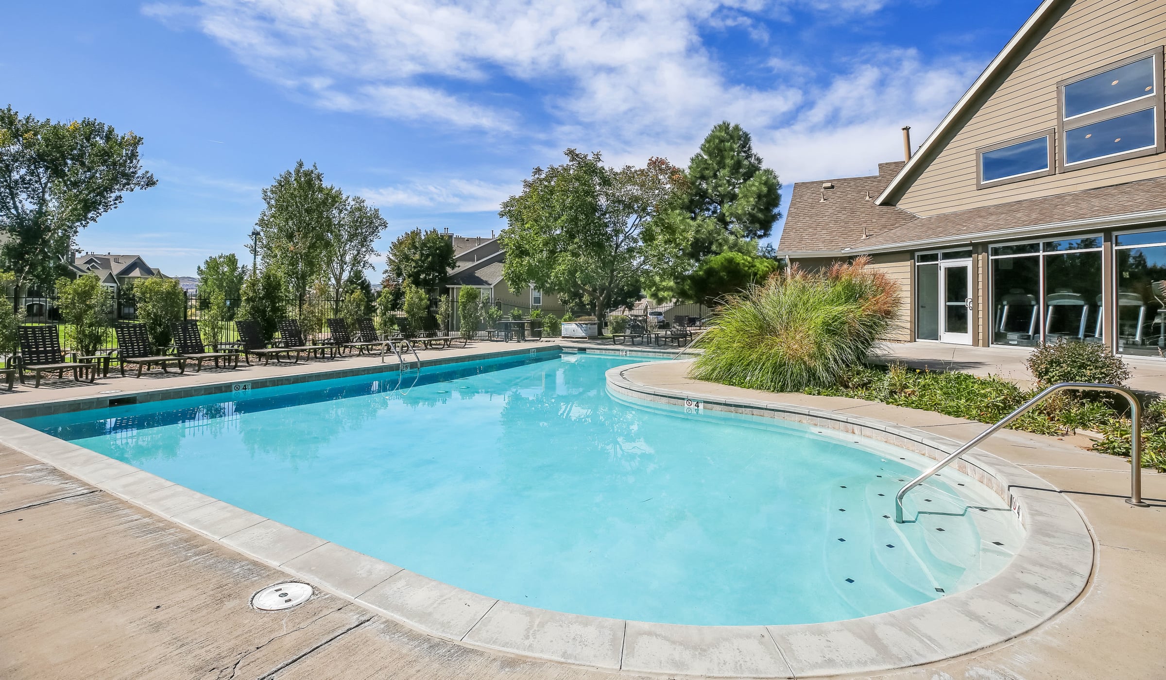 New swimming pool at The Pines at Castle Rock Apartments in Castle Rock!