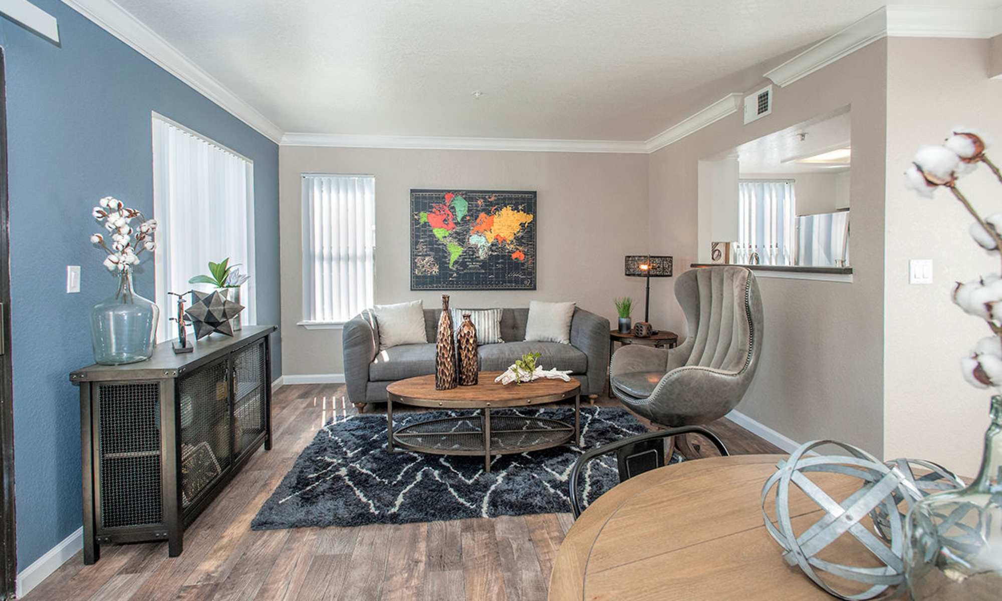 Modern apartments at Sandpiper Village Apartment Homes in Vacaville,California