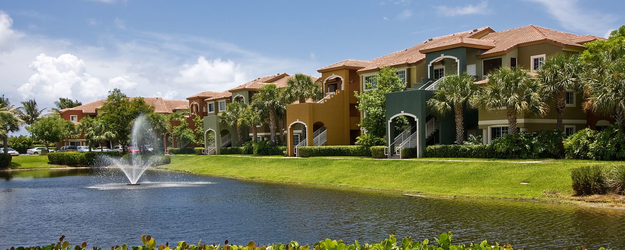 Pet-friendly apartments at Manatee Bay Apartments in Boynton Beach, Florida