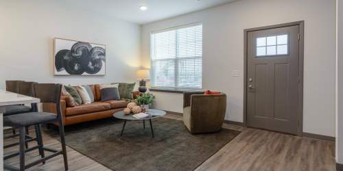 Community aerial view  at Ashgrove Farms Townhomes in Nicholasville, Kentucky