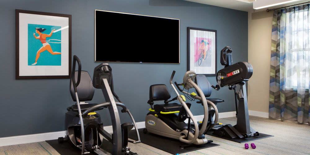 Gym at Anthology of Burlington Creek in Kansas City, Missouri