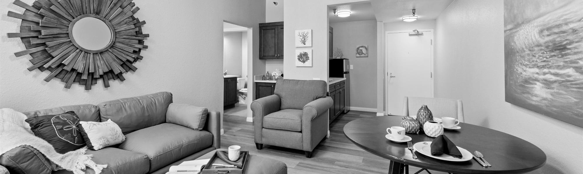 Floor Plans at Pacifica Senior Living Vista in Vista, California.