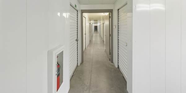 Storage facility hallway at Storage Hub - Yale in Tulsa, Oklahoma