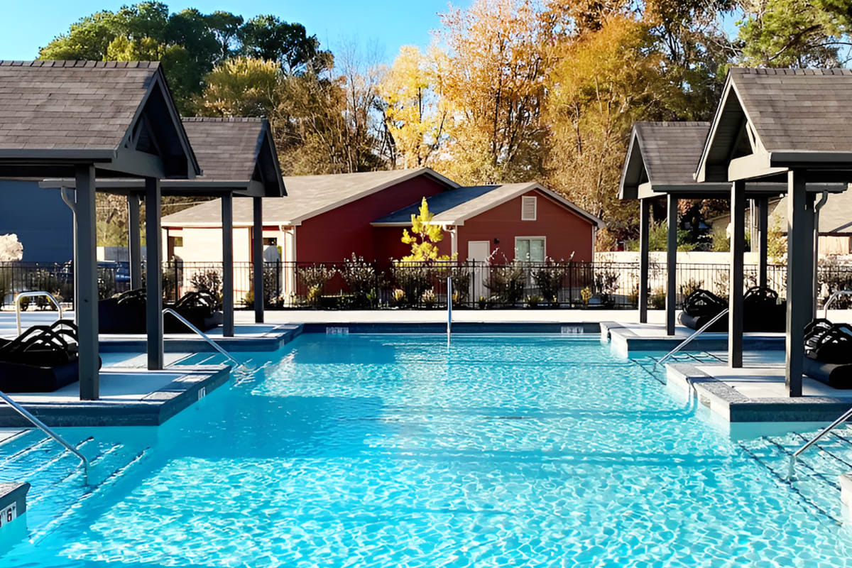 We have a swimming pool at Atlas at Cabot in Cabot, Arkansas