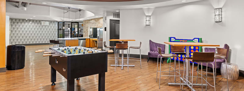 Game room at Regents West at 26th in Austin, Texas