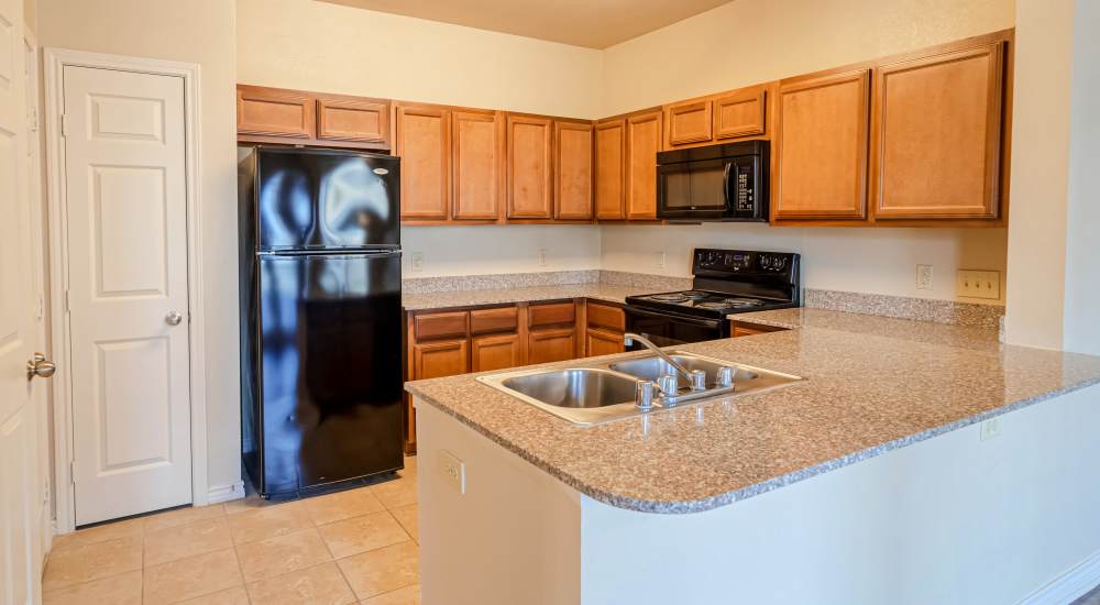 Gourmet fully equipped kitchens at Blue Ridge in Midland, Texas