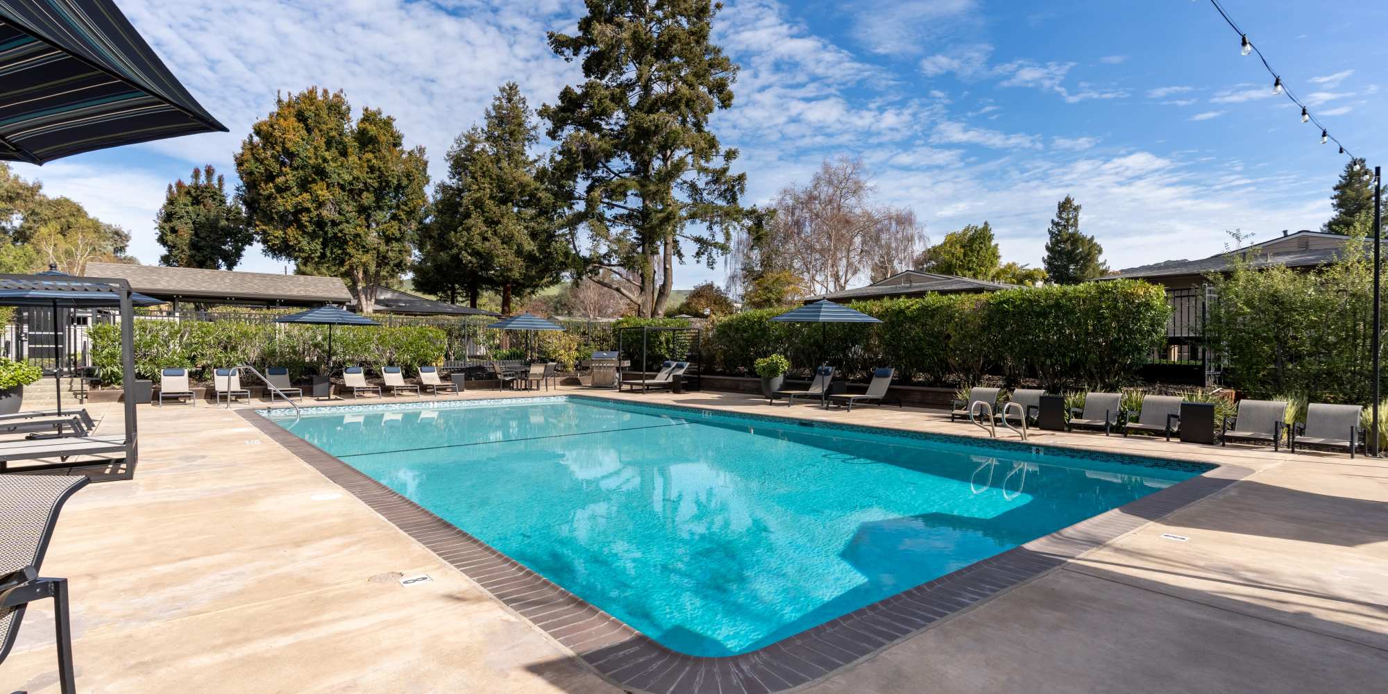 Swimming pool at Sofi Fremont in Fremont, California
