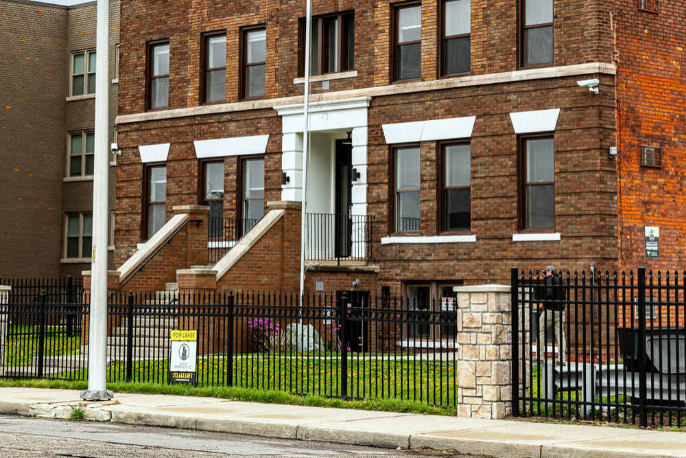 Building at Detroit Living in Detroit,