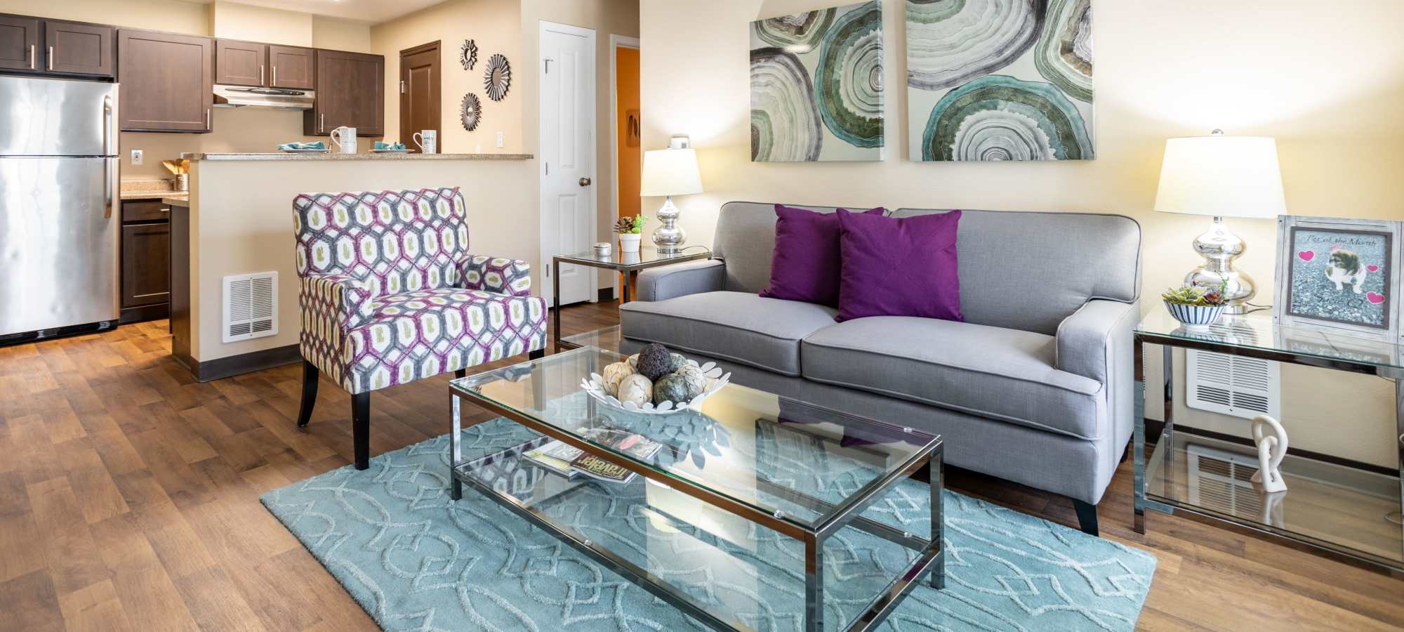 Residents at Pebble Cove Apartments in Renton, Washington