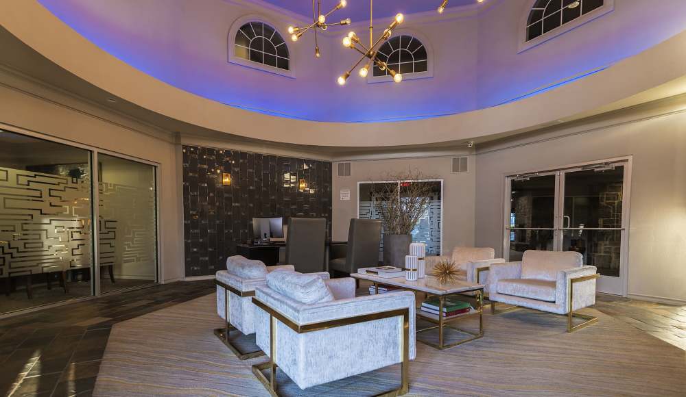 Lounge area at Slate at Cole in Dallas, Texas