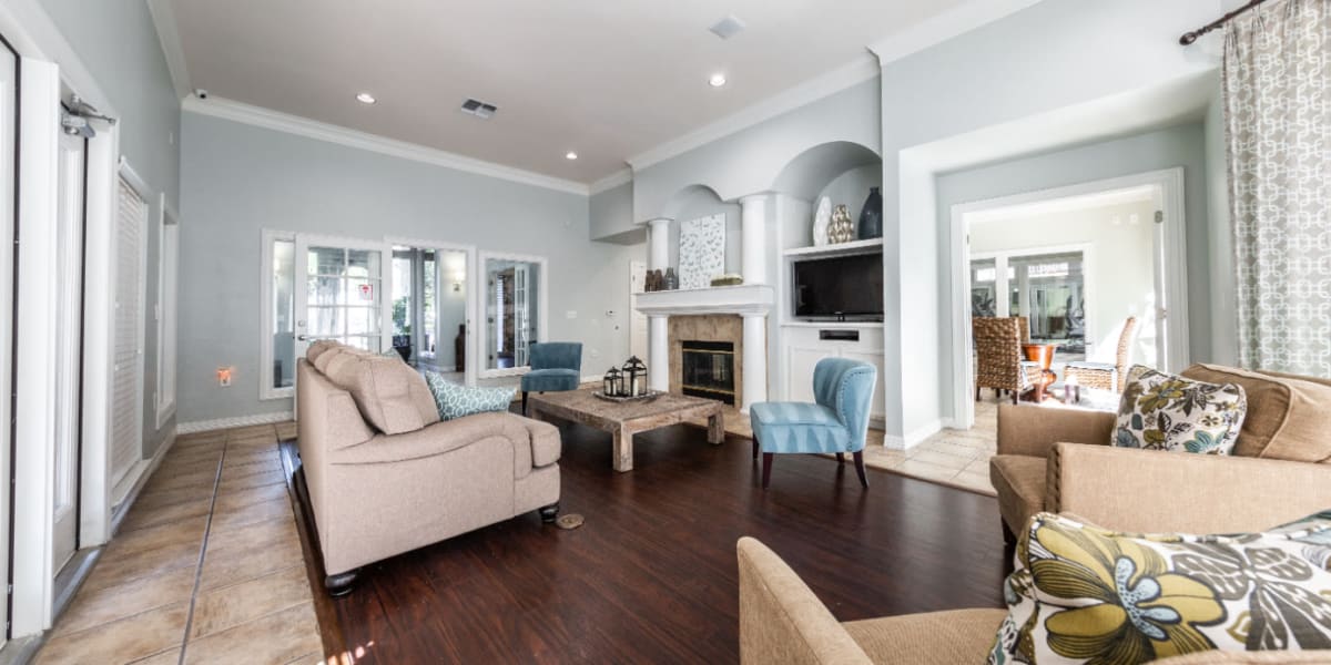 Community area at Marquis at Ladera Vista in Austin, Texas