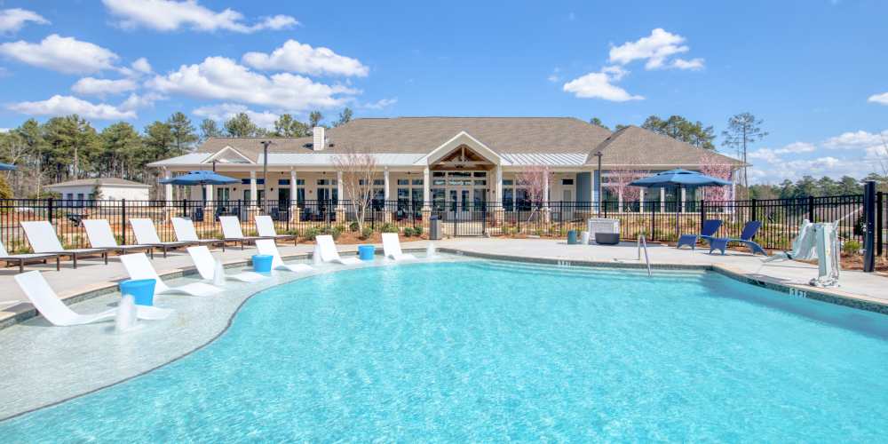 Community pool at The Mason in Augusta, Georgia