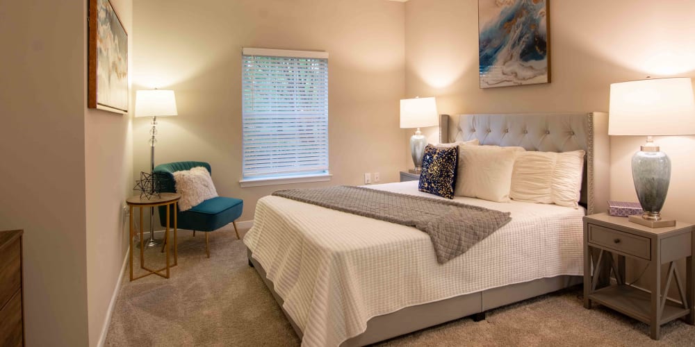 A furnished living bedroom at River Forest in Chester, Virginia