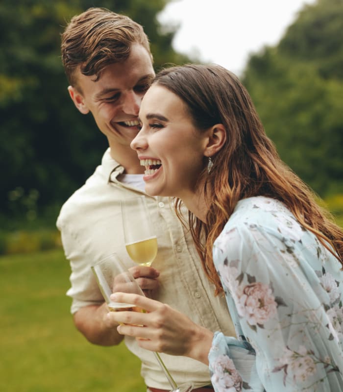 Residents at a winery near Redbud Ranch Apartments in Broken Arrow, Oklahoma