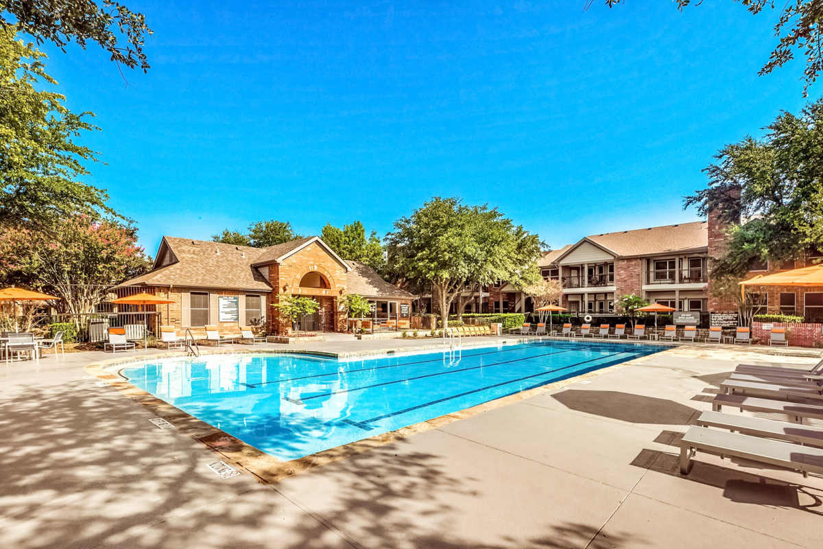 Swimming pool at Keystone at Castle Hills, Carrollton, Texas