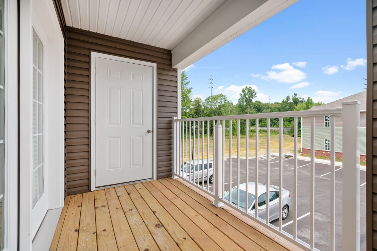 Balcony at Cane Run Station Apartments in Louisville, Kentucky