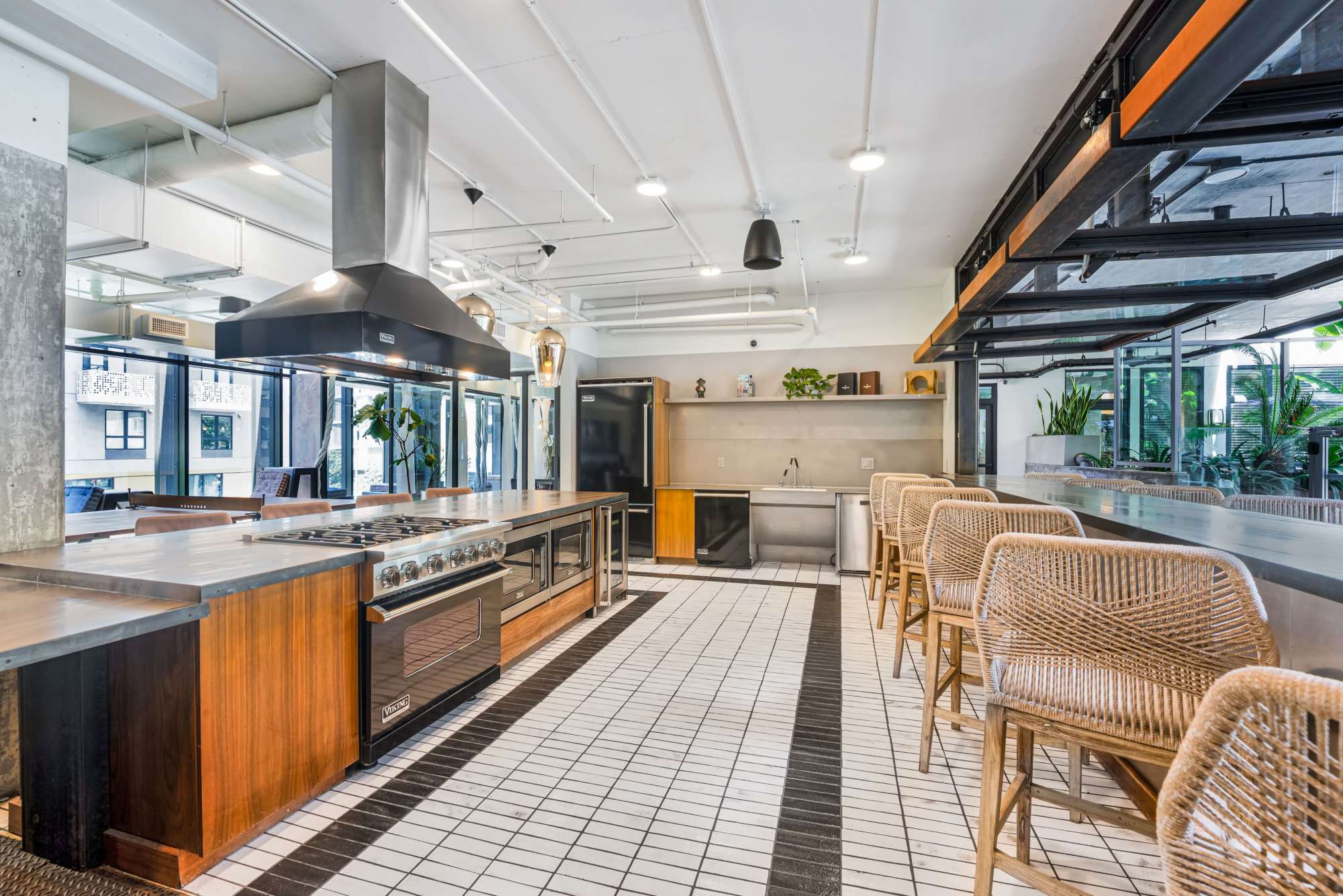 Community spacious kitchen at The Artisan in San Diego, California