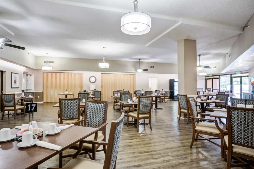 Dining room at Grand Villa of Port Charlotte in Port Charlotte, Florida