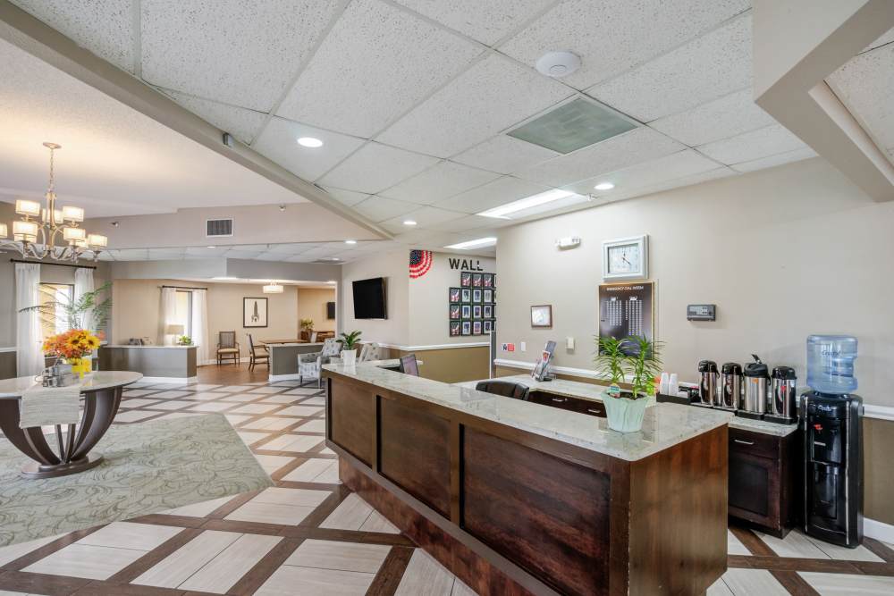 Community area at Grand Villa of Port Charlotte in Port Charlotte, Florida