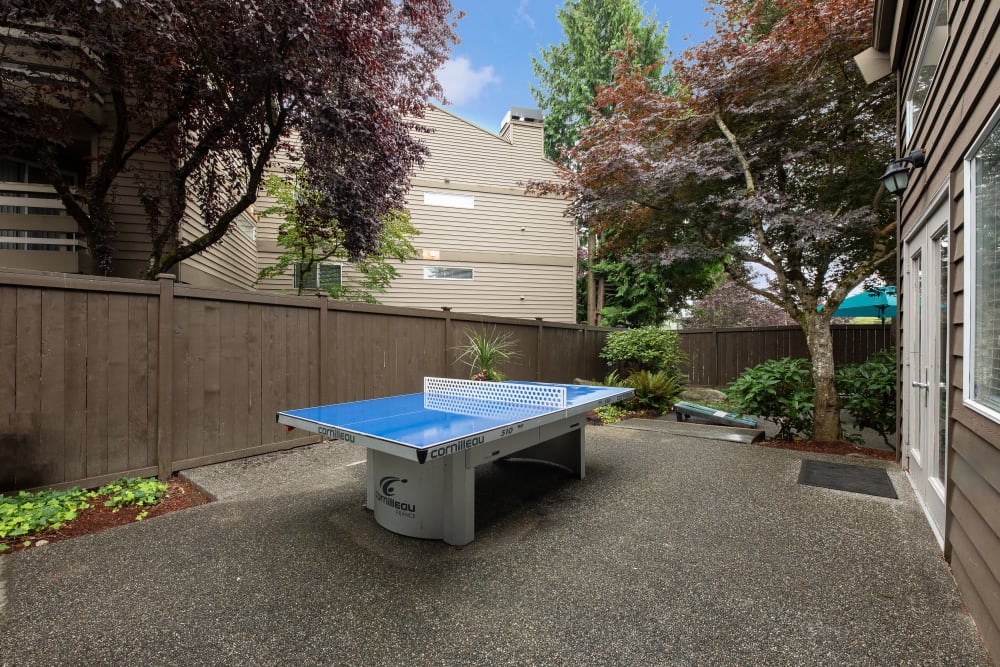 Have fun with an outdoor ping pong table at Latitude Apartments in Everett, Washington