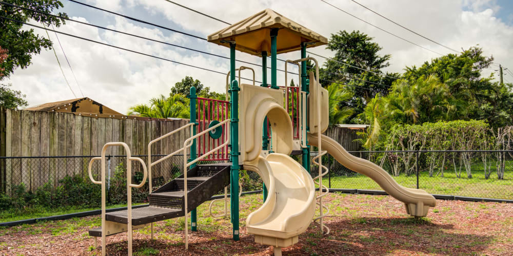 The playground at Coronado Springs East in Palm Springs, Florida