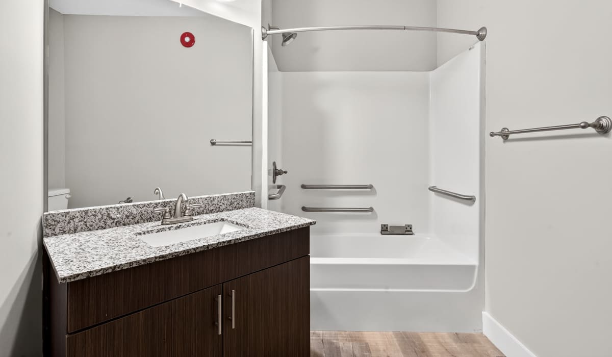 Bathroom with vanity unit at Palomar Stables in Lexington,Kentucky
