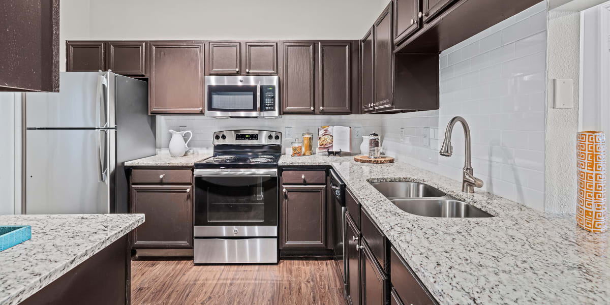 Kitchen at Marquis at Ladera Vista in Austin, Texas