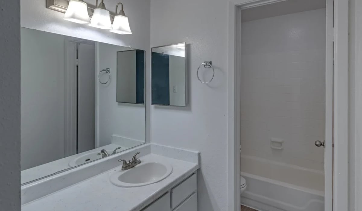 Bathroom at Costa Mesa Apartments in Houston, Texas