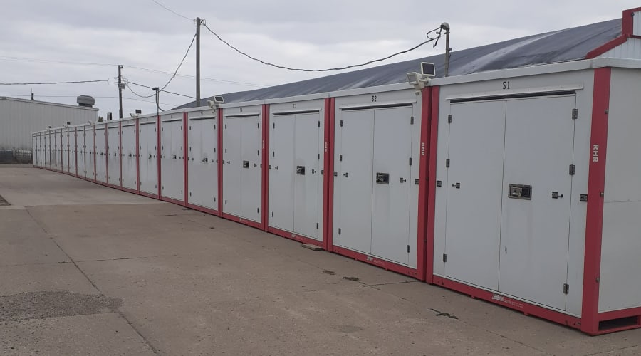 The interior storage units at KO Storage in Jamestown, North Dakota