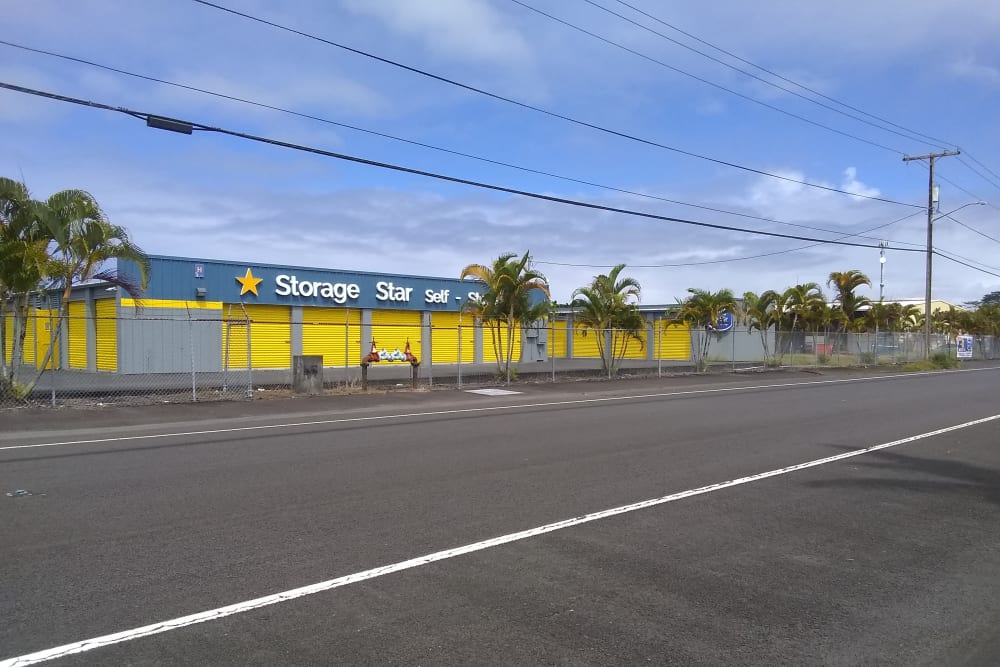 Branding and signage at Storage Star Hilo in Keaau, Hawaii