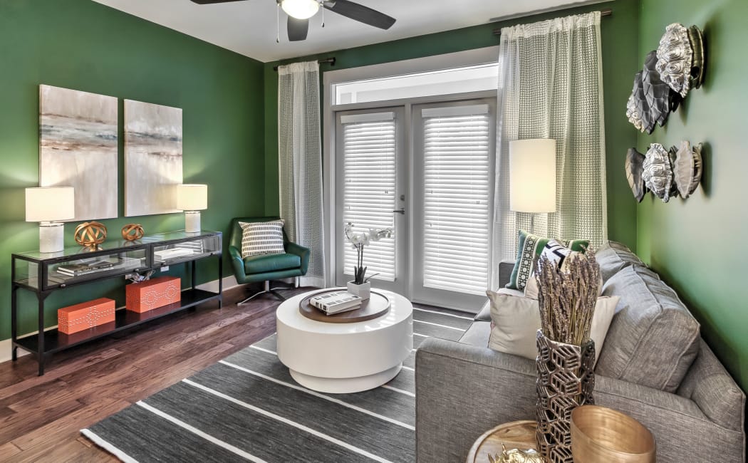 Modern living room at Juncture