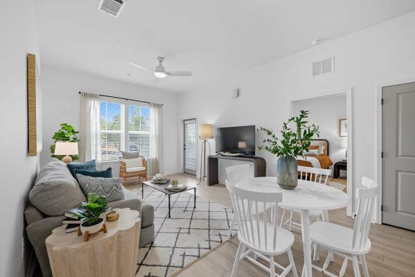 Spacious open floor plan layout at Wilton Palm Coast in Palm Coast, Florida