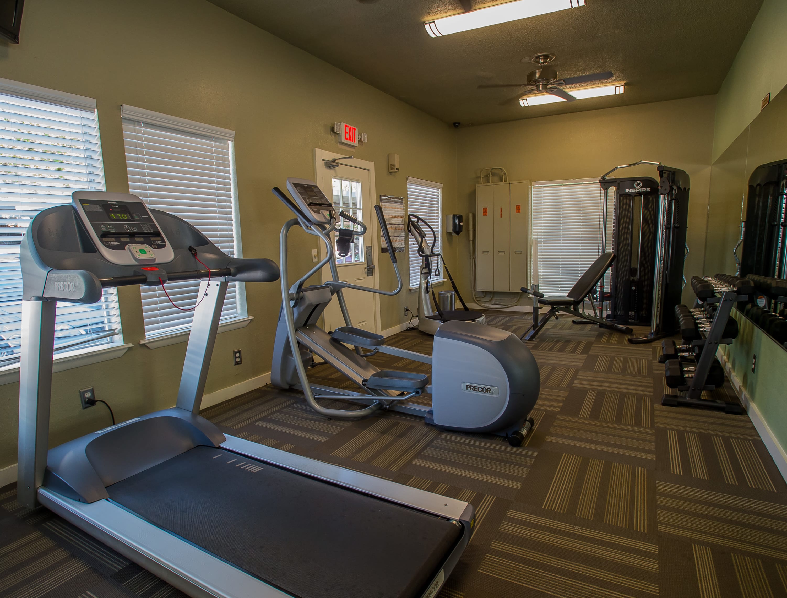Fitness center Barcelona Apartments in Tulsa, Oklahoma