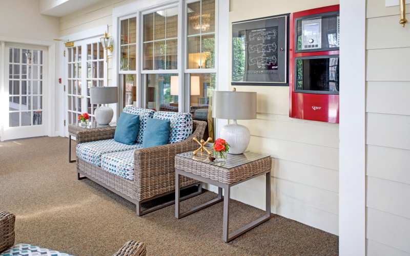 Porch at Glenncrest at Siegen in Baton Rouge, Louisiana