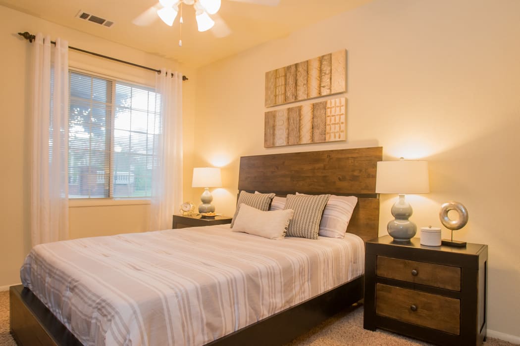 Bedroom at The Courtyards in Tulsa, Oklahoma
