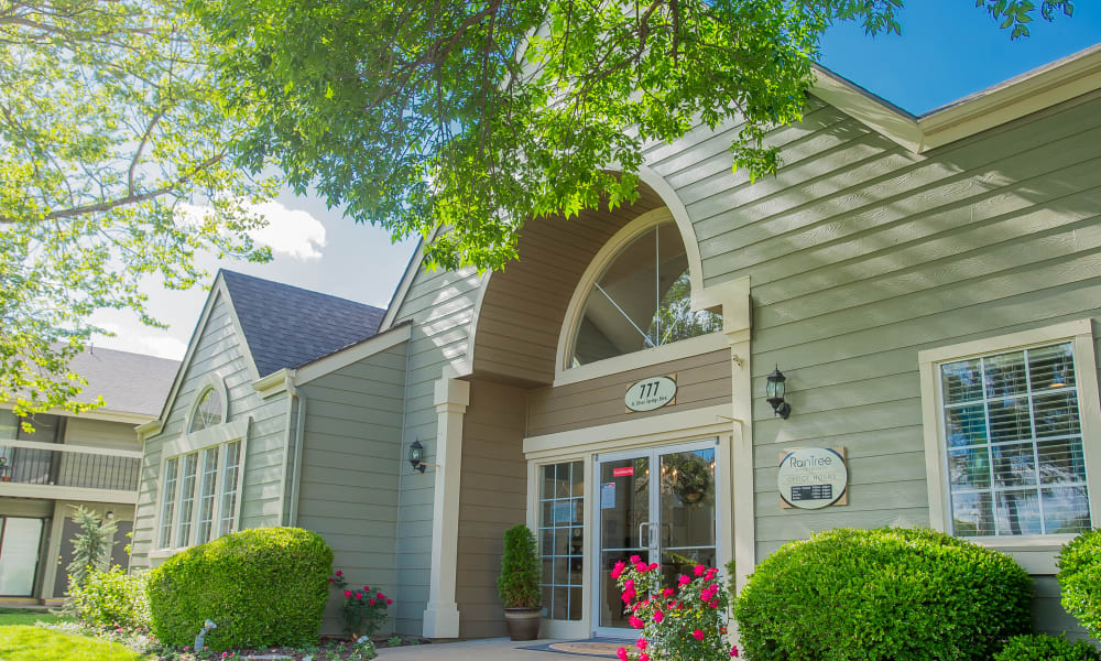 Exterior at Raintree Apartments in Wichita, Kansas