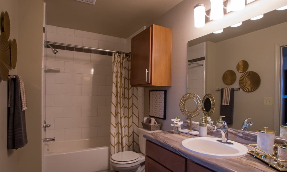 Bathroom at Tuscany Ranch in Waco, Texas