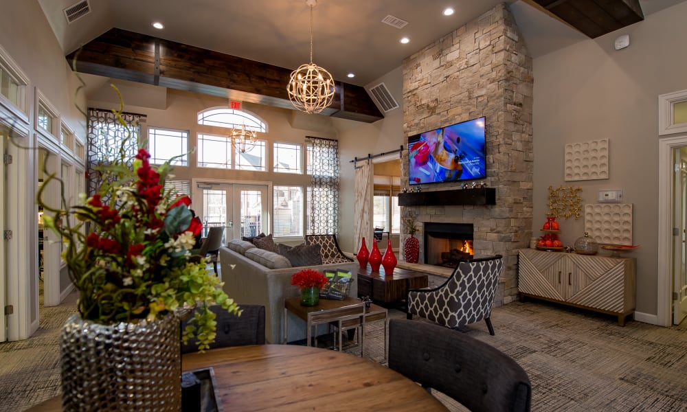 Clubhouse lounge at The Park on Westpointe in Yukon, Oklahoma