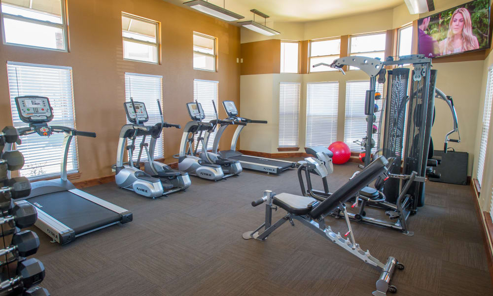 Gym at The Reserve at Elm in Jenks, Oklahoma
