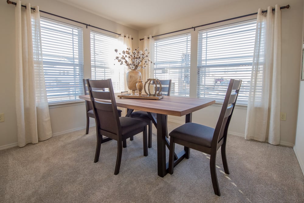 Cottages at Tallgrass Point Apartments dining room in Owasso, Oklahoma