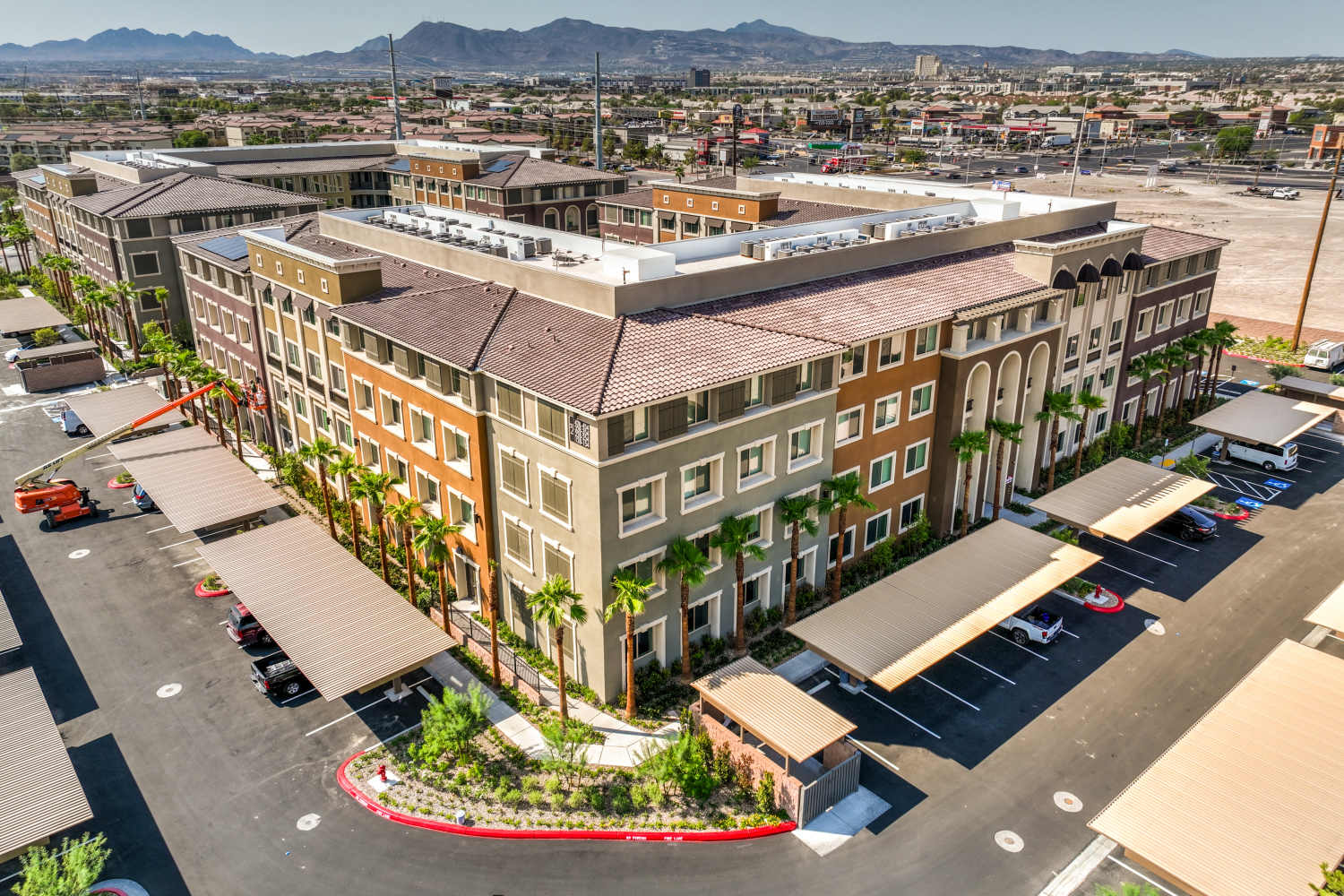 Outside view of apartment at Tempo in Las Vegas, Nevada