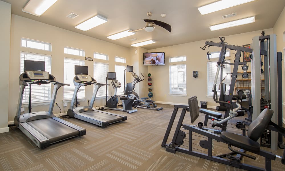 Gym at The Park on Westpointe in Yukon, Oklahoma